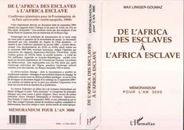 De l'Africa des esclaves à l'Africa esclave