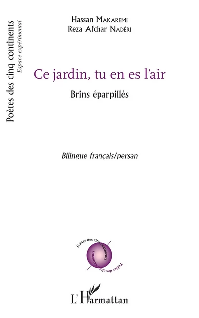 Ce jardin, tu es en l'air - Reza Afchar Nadéri, Hassan Makaremi - Editions L'Harmattan