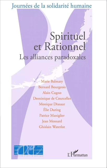 Spirituel et Rationnel -  Fondation Ostad Elahi - Editions L'Harmattan