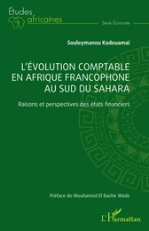 L’évolution comptable en Afrique francophone au sud du Sahara