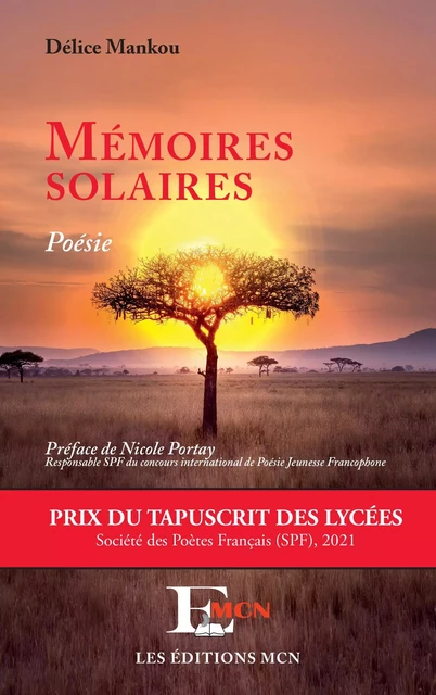 Mémoires solaires - Délice Mankou - Editions MCN