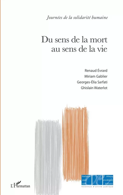 Du sens de la mort au sens de la vie -  Fondation Ostad Elahi - Editions L'Harmattan