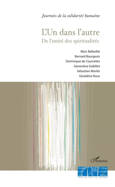 L'Un dans l'autre -  Fondation Ostad Elahi - Editions L'Harmattan