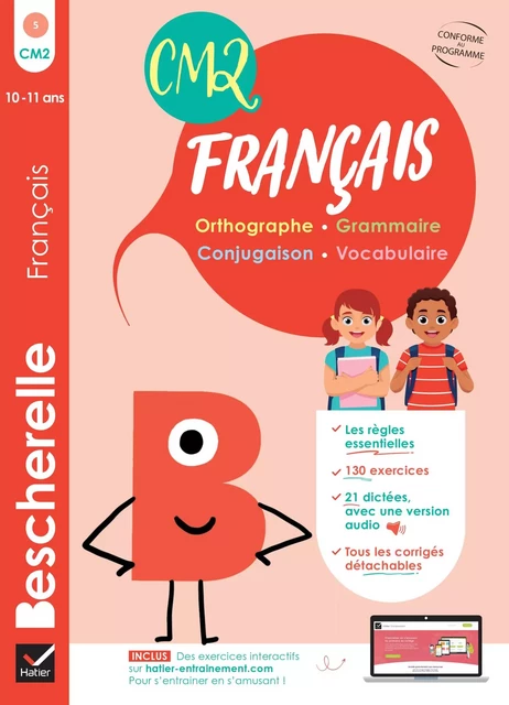 Bescherelle - Mon cahier d'entraînement en Français CM2 - 10 ans - Catherine Gau - Hatier