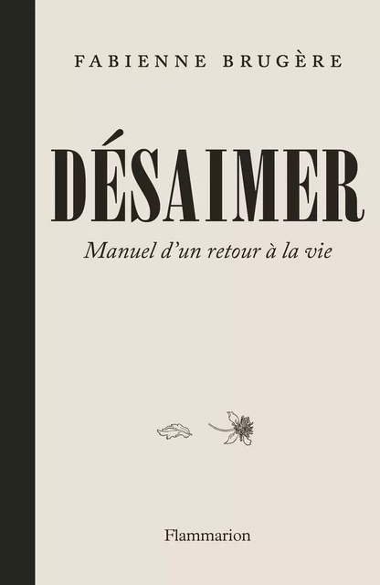 Désaimer. Manuel d'un retour à la vie - Fabienne Brugère - Flammarion