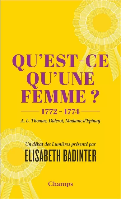 Qu'est-ce qu'une femme ? - Élisabeth Badinter - Flammarion