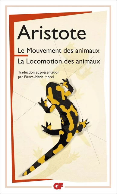 Le Mouvement des animaux, suivi de La Locomotion des animaux -  Aristote - Flammarion