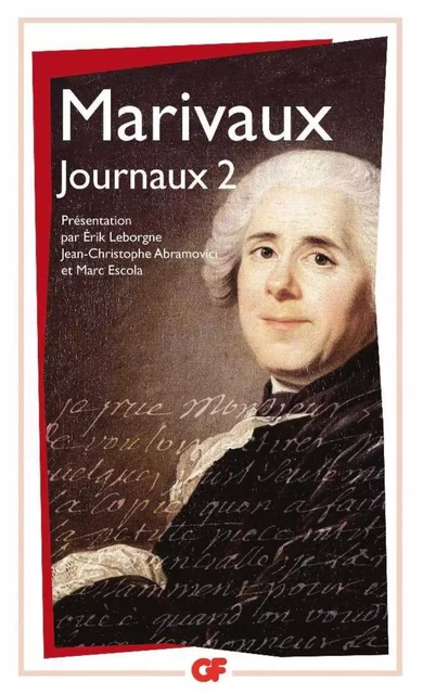 Journaux (Tome 2) - Pierre de Marivaux - Flammarion