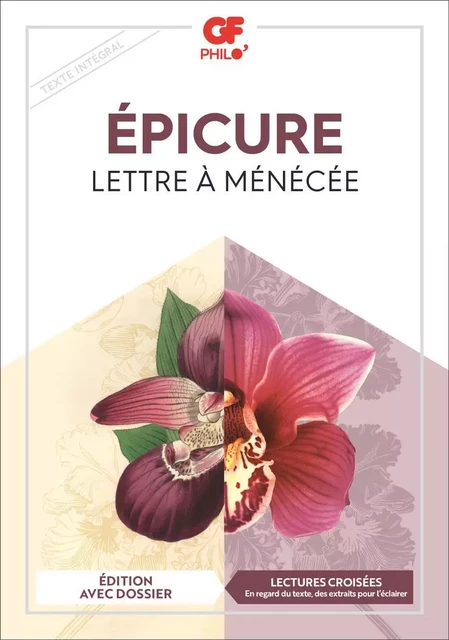 Lettre à Ménécée -  Épicure - Flammarion