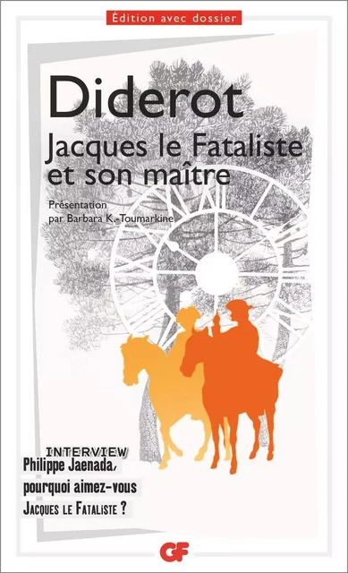 Jacques le Fataliste et son maître - Denis Diderot - Flammarion