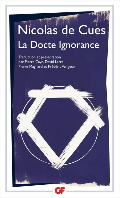 La Docte Ignorance - Nicolas De Cues - Flammarion