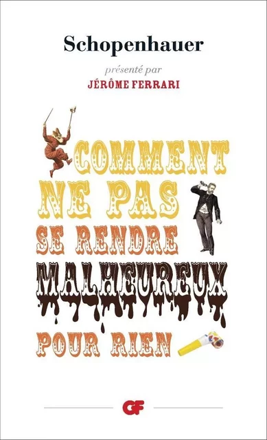 Comment ne pas se rendre malheureux pour rien -  Schopenhauer - Flammarion