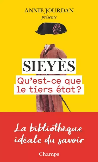 Qu'est-ce que le Tiers-État? - Emmanuel-Joseph Siéyès - Flammarion