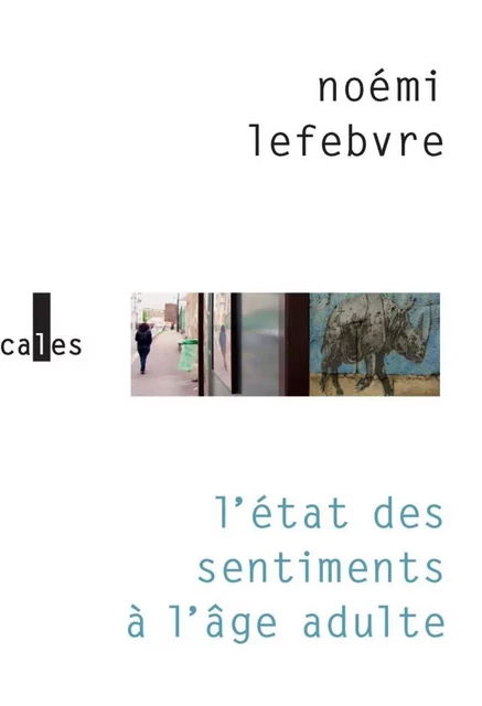 L'état des sentiments à l'âge adulte - Noémi Lefebvre - Editions Gallimard