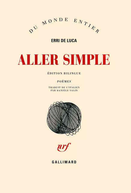 Aller simple - Erri De Luca - Editions Gallimard