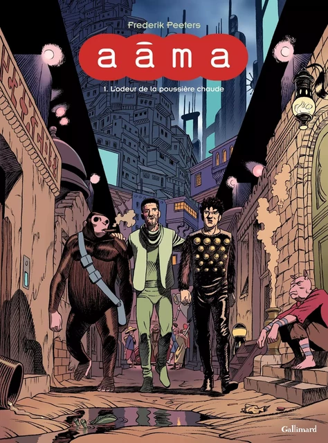 Aâma (Tome 1) - L'odeur de la poussière chaude - Frederik Peeters - Éditions Gallimard BD