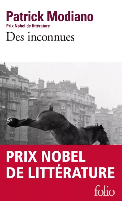 Des inconnues - Patrick Modiano - Editions Gallimard