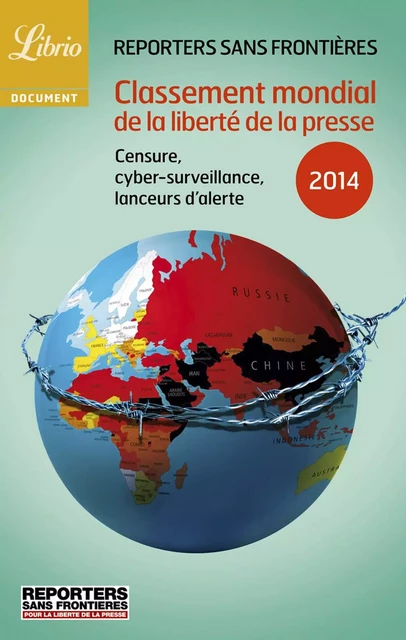 Classement mondial de la liberté de la presse 2014 -  Reporters sans frontières - J'ai Lu