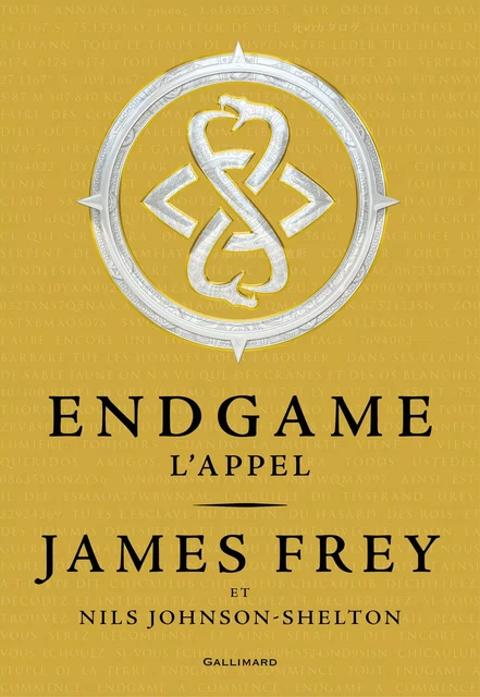 Endgame (Tome 1) - L'appel - James Frey, Nils Johnson-Shelton - Gallimard Jeunesse