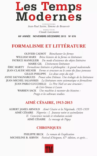 Les Temps Modernes N° 676 -  Collectifs - Editions Gallimard