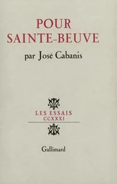 Pour Sainte-Beuve