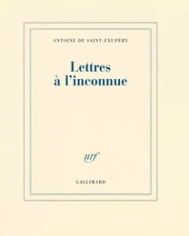 Lettres à l'inconnue