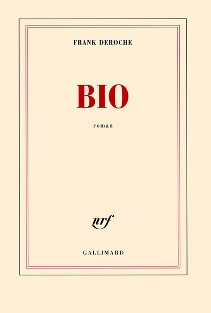 Bio - Frank Deroche - Editions Gallimard