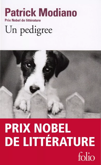 Un pedigree - Patrick Modiano - Editions Gallimard