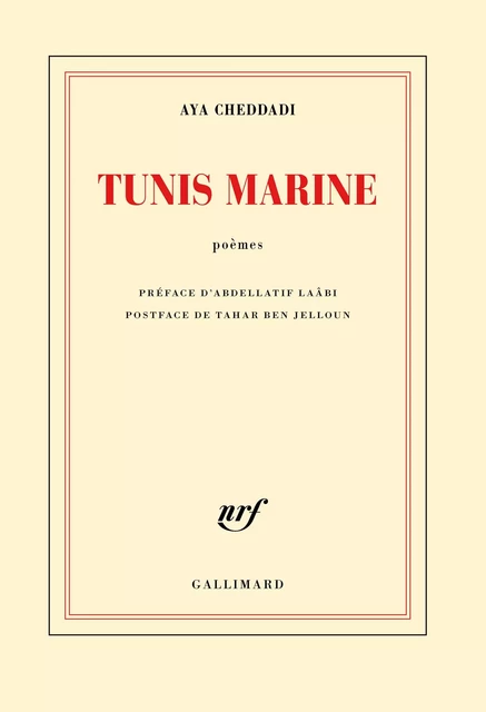 Tunis marine - Aya Cheddadi - Editions Gallimard