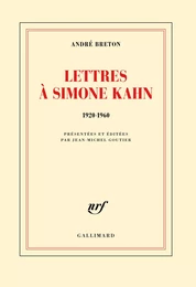 Lettres à Simone Kahn (1920-1960)