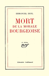 Mort de la morale bourgeoise