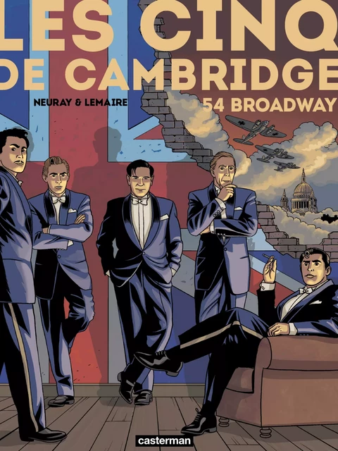 Les Cinq de Cambridge (Tome 2) - 54 Broadway - Valérie Lemaire - Casterman