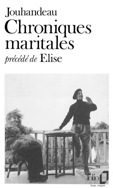 Chroniques maritales / Elise - Marcel Jouhandeau - Editions Gallimard