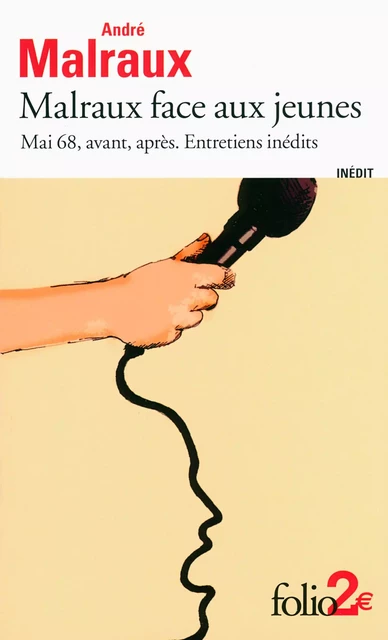 Malraux face aux jeunes. Mai 68, avant, après. Entretiens inédits - André Malraux - Editions Gallimard