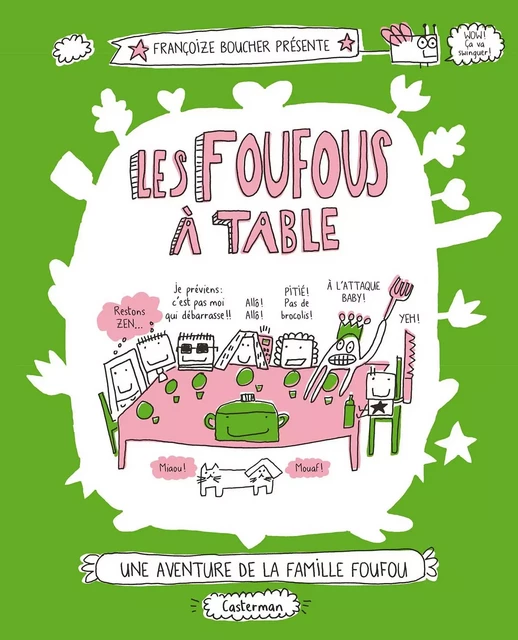 Les Foufous (Tome 1) - Les Foufous à table - Françoize Boucher - Casterman