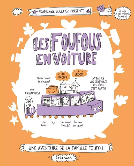 Les Foufous (Tome 2) - Les Foufous en voiture - Françoize Boucher - Casterman