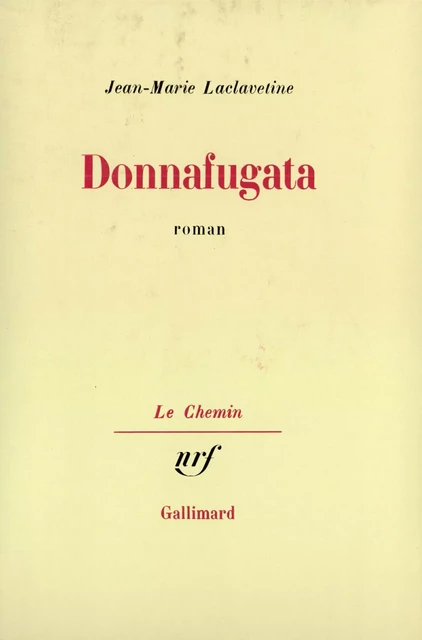 Donnafugata - Jean-Marie Laclavetine - Editions Gallimard