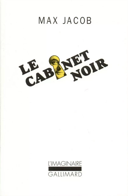 Le Cabinet noir. Lettres avec commentaires - Max Jacob - Editions Gallimard