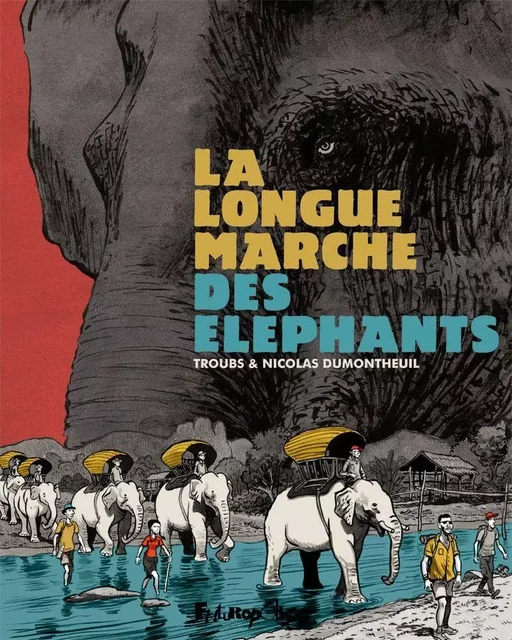 La longue marche des éléphants - Nicolas Dumontheuil,  Troubs - Éditions Futuropolis