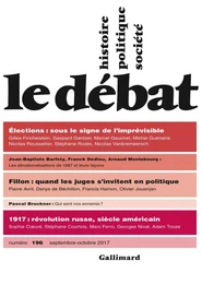 Le Débat N° 196 (septembre - octobre 2017)