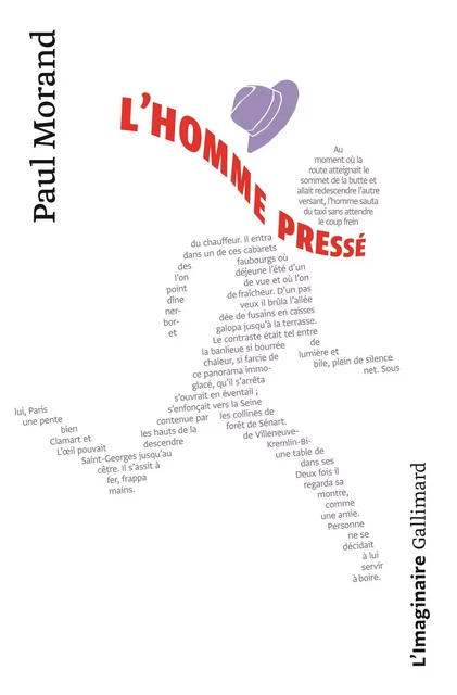 L'homme pressé - Paul Morand - Editions Gallimard