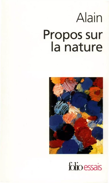 Propos sur la nature - Alain Alain - Editions Gallimard