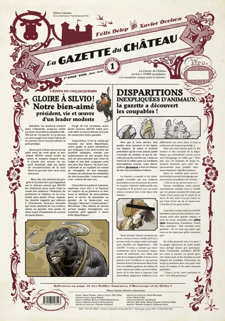 La Gazette du Château (Tome 1) - Xavier Dorison - Casterman