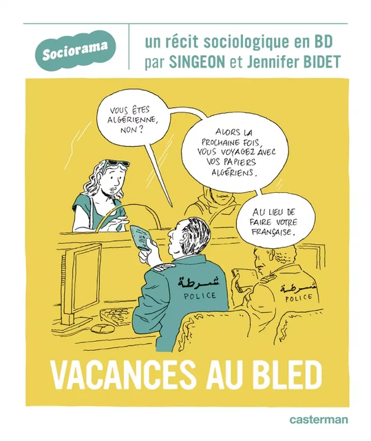 Sociorama - Vacances au bled - Jennifer Bidet - Casterman