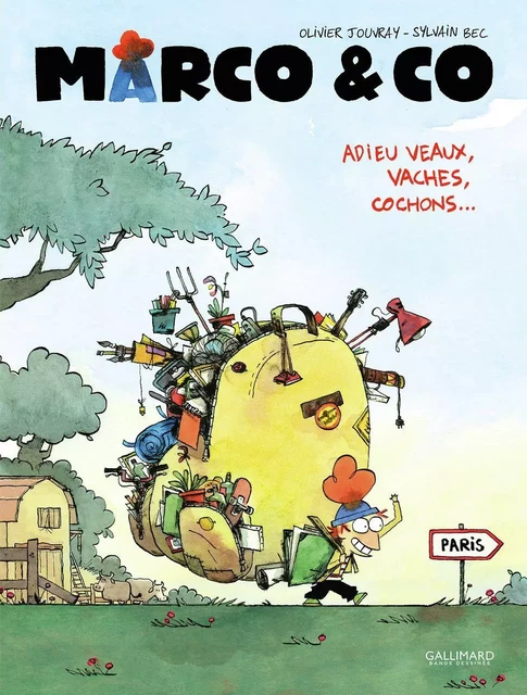 Marco & Co (Tome 1) - Adieu veaux, vaches, cochons ! - Olivier Jouvray, Sylvain Bec - Éditions Gallimard BD