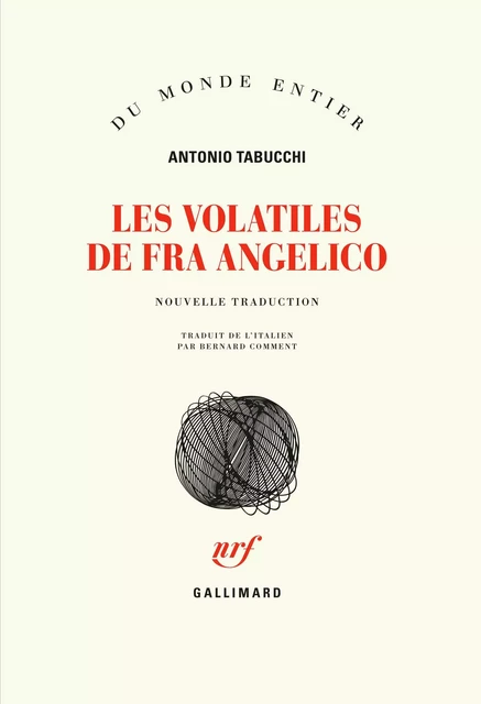 Les volatiles de Fra Angelico - Antonio Tabucchi - Editions Gallimard