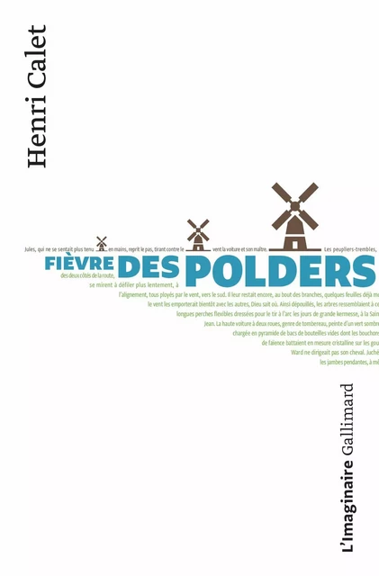 Fièvre des polders - Henri Calet - Editions Gallimard