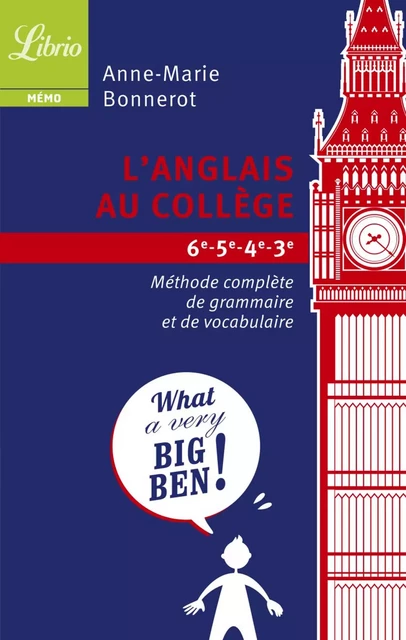 L'anglais au collège - Anne-Marie Bonnerot - J'ai Lu