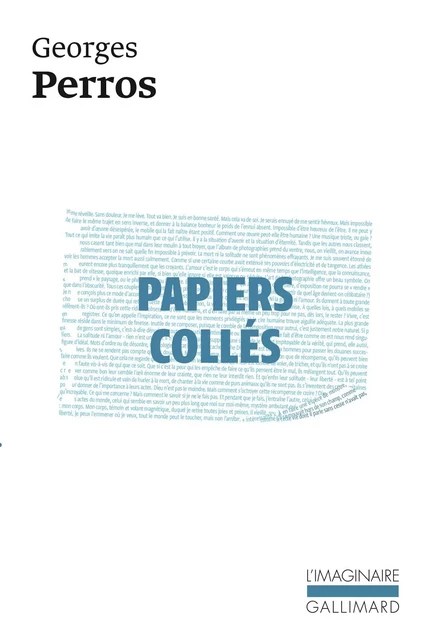 Papiers collés (Tome 1) - Georges Perros - Editions Gallimard