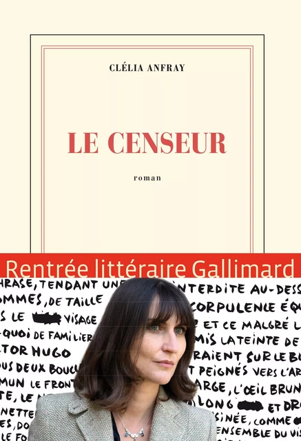 Le Censeur - Clélia Anfray - Editions Gallimard